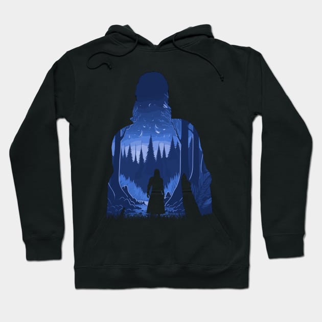 Baldurs Gate 3 - Gale *Negative Illusion* Hoodie by MyRetroArt